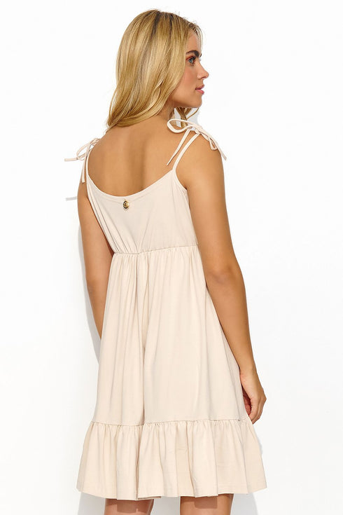 Robe de jour model 194337 Makadamia